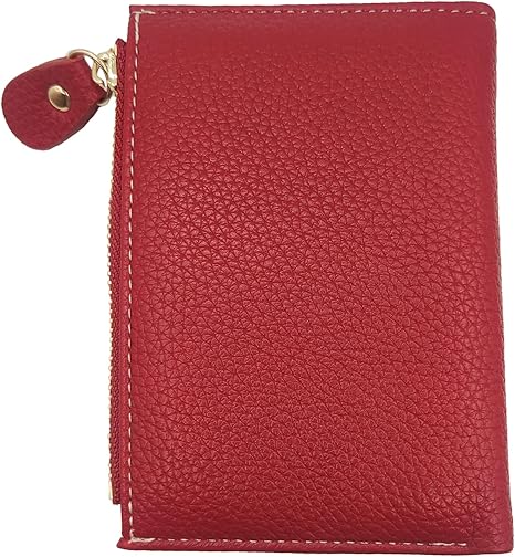 PU Leather Bifold Small Wallets Woman, RFID Blocking Ladies Slim Thin Compact Credit Card Women Wallet With ID Window