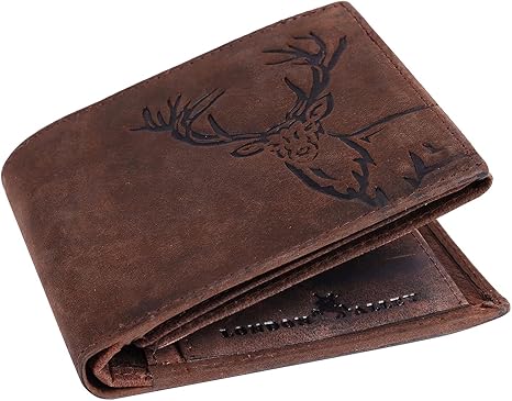 Vintage Brown Leather Wallet For Men, 6 Card Slot | RFID Blocking