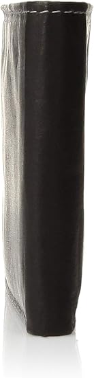 Men's Slim Leather Wallet with Extra Capacity Attached Flip Pockets